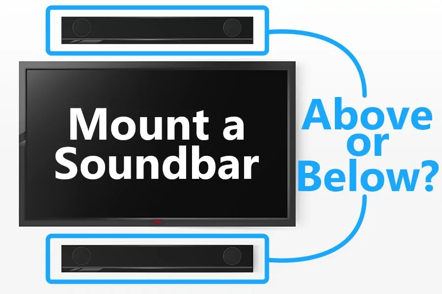 Mount soundbar on top best sale of tv