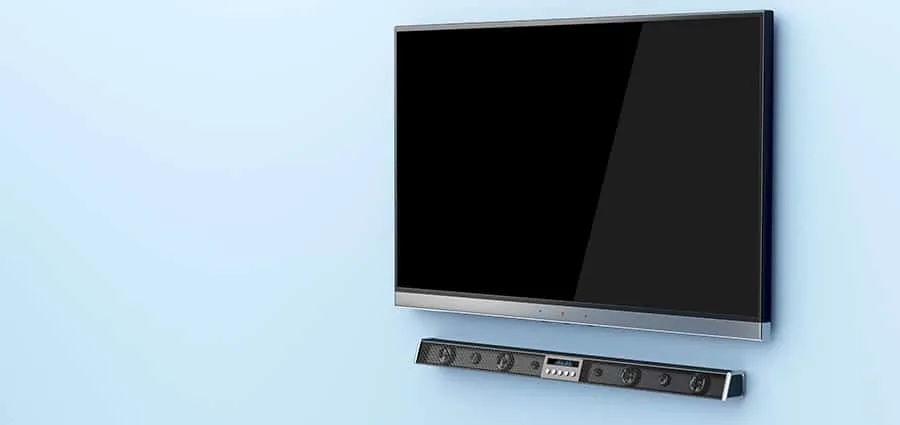 Lcd tv 2024 sound bar